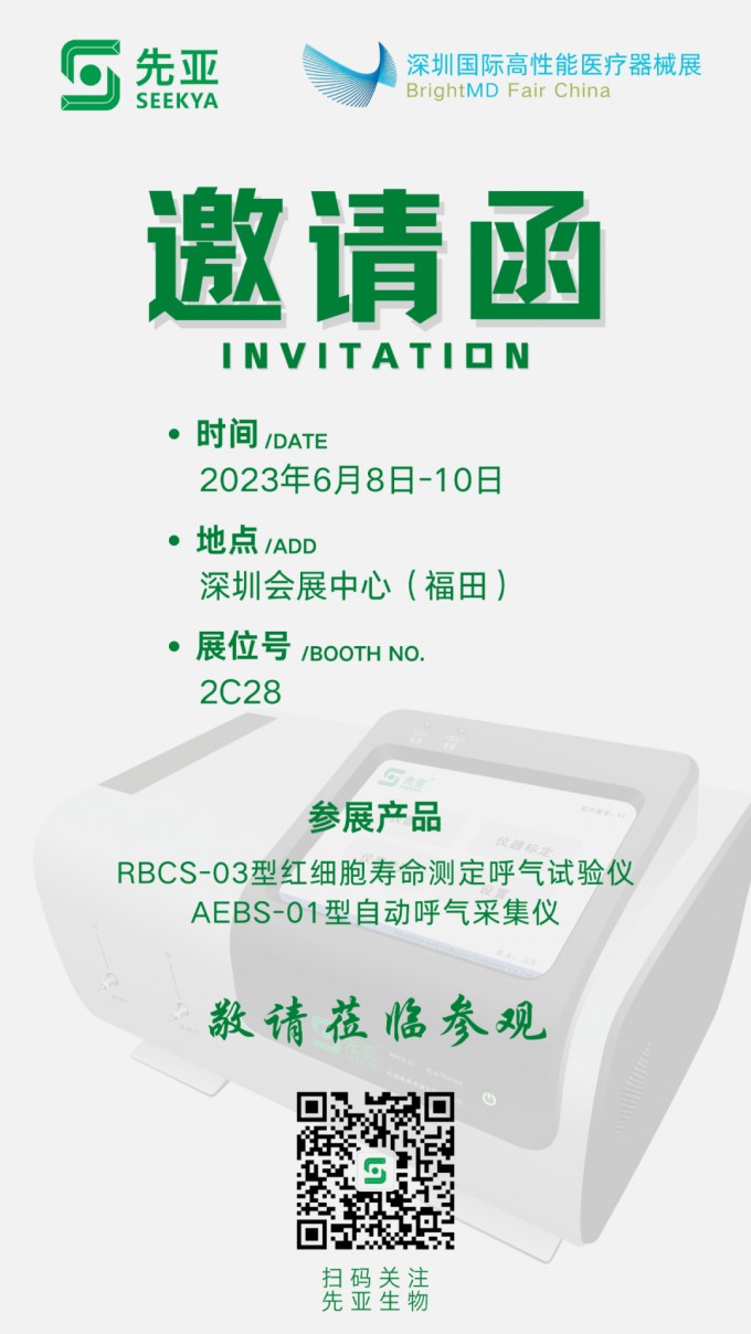 深圳國(guó)際高性能醫(yī)療器械展邀請(qǐng)函